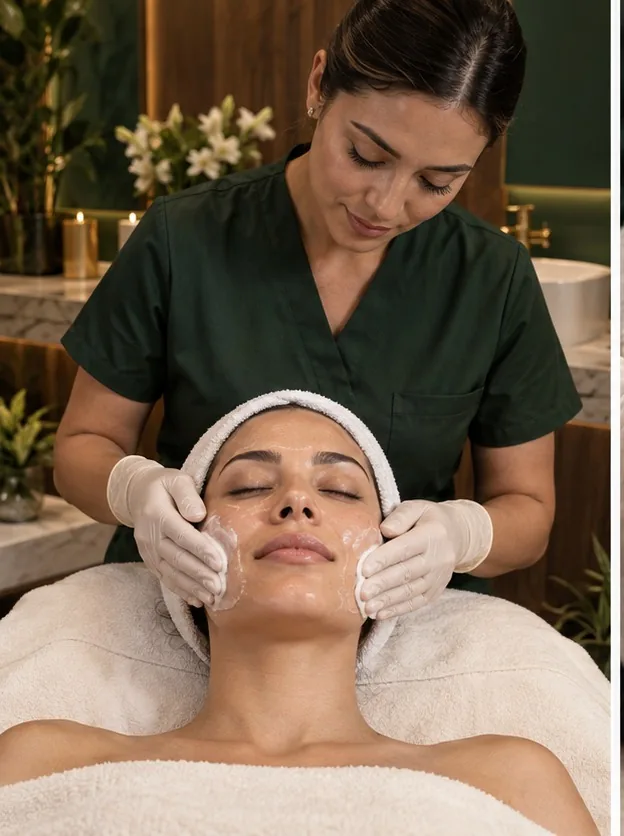 Estética facial — ambiente e atendimento