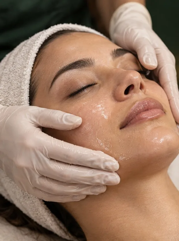 Estética facial — ambiente e atendimento