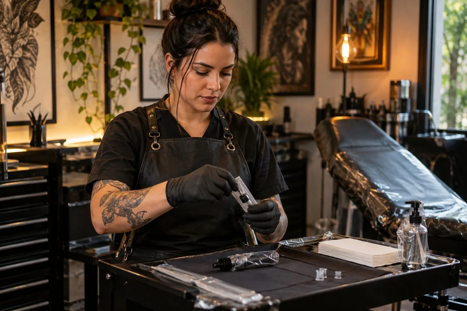 Tatuadores — ambiente e atendimento