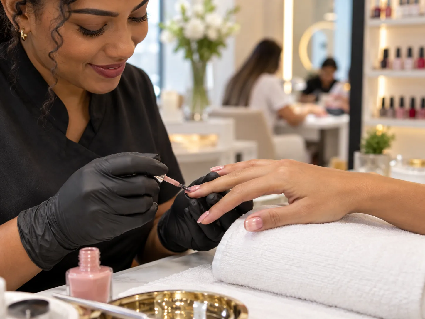 Gel e acabamento — Nail design