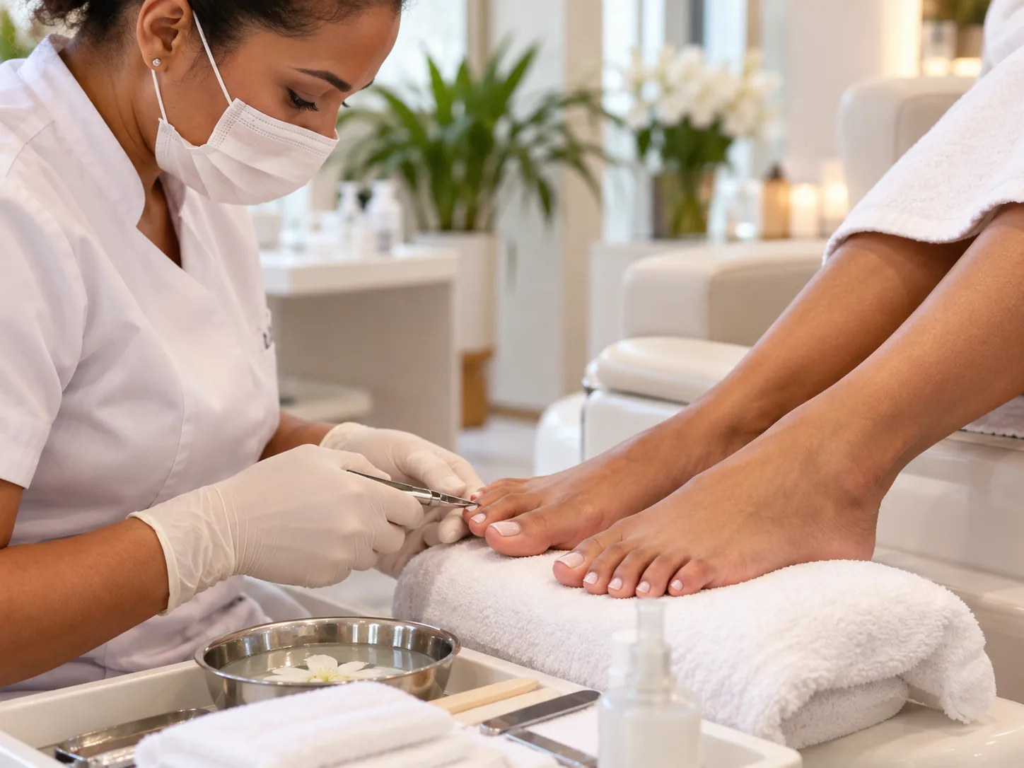 Um momento para os pés — Nail design